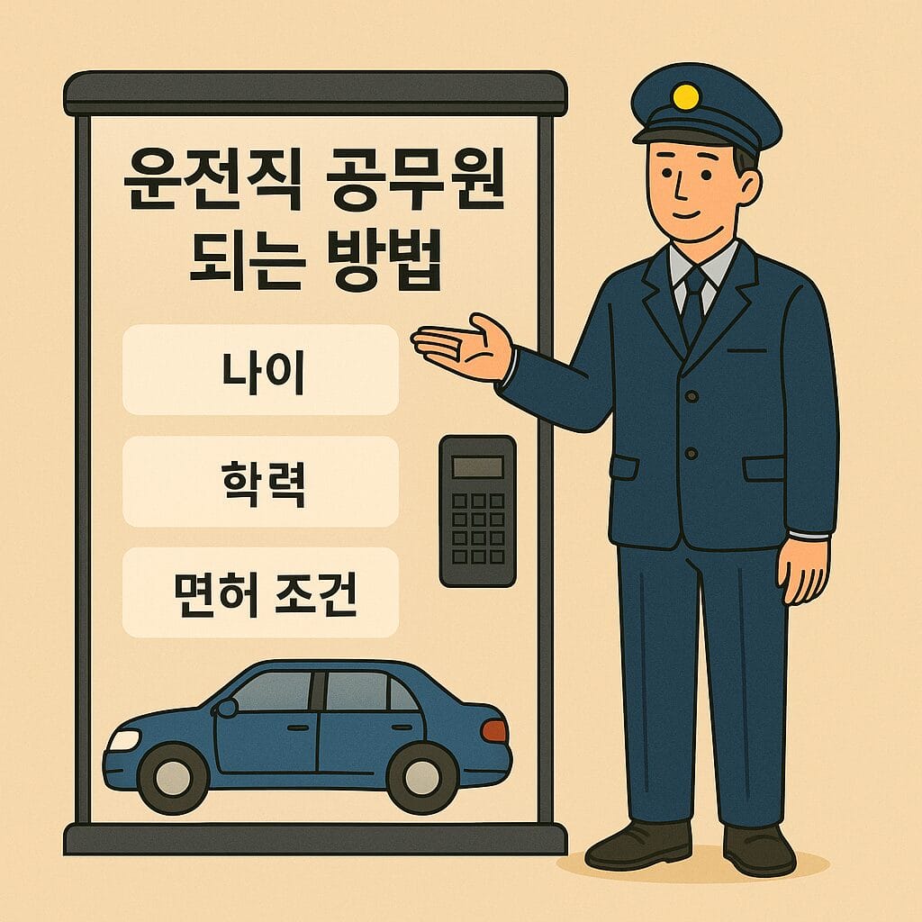 운전직 공무원 되는 법 대표 이미지