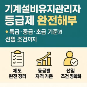 기계설비유지관리자 대표 이미지